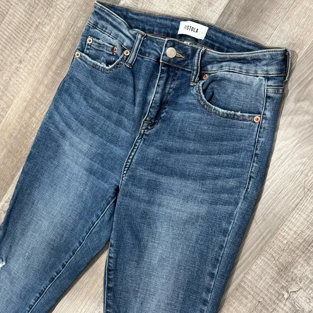 Pistola distressed raw hem skinny ankle jeans ❤️ - Picture 4 of 8